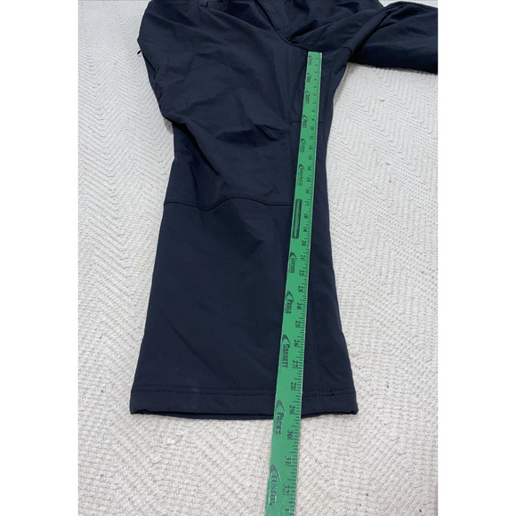 Duluth Trading Co Pants Women Plus 26Wx29 Black Straight Fleece Lined Gorpcore - Picture 4 of 8